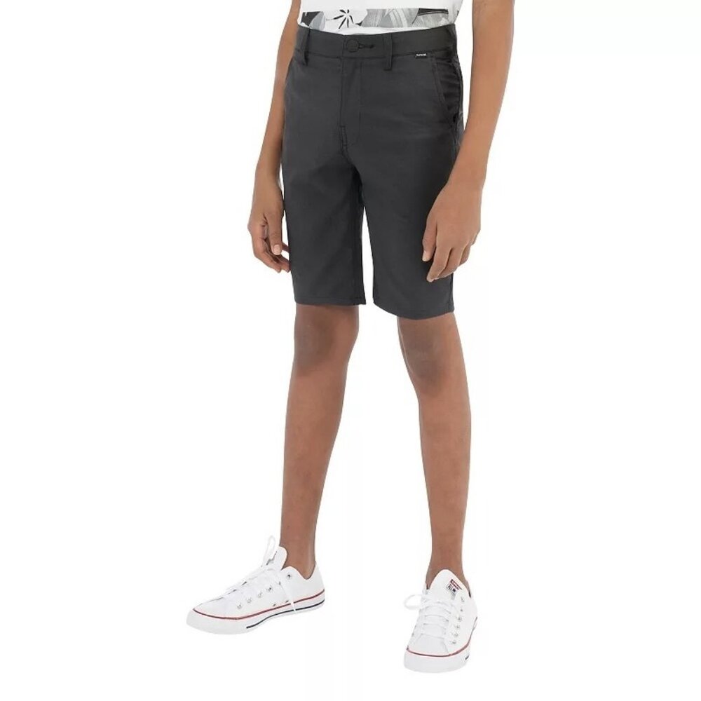 Hurley H20 Dri Boys Size 20 Shorts Black  Walking Adjustable Waist - Picture 3 of 11